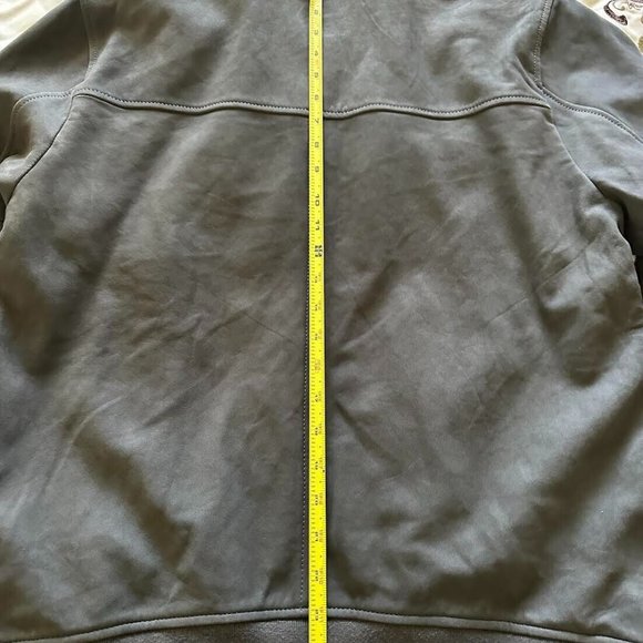 Abercrombie Genuine Suede Bomber Jacket - Picture 8 of 11